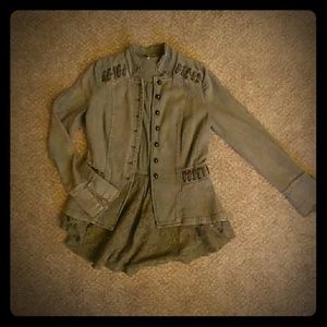 Free People Military Jacket